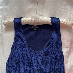 Crushed velvet cocktail dress